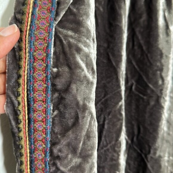 Johnny Was Ravi Wide Leg Velvet Pant - Picture 9 of 15